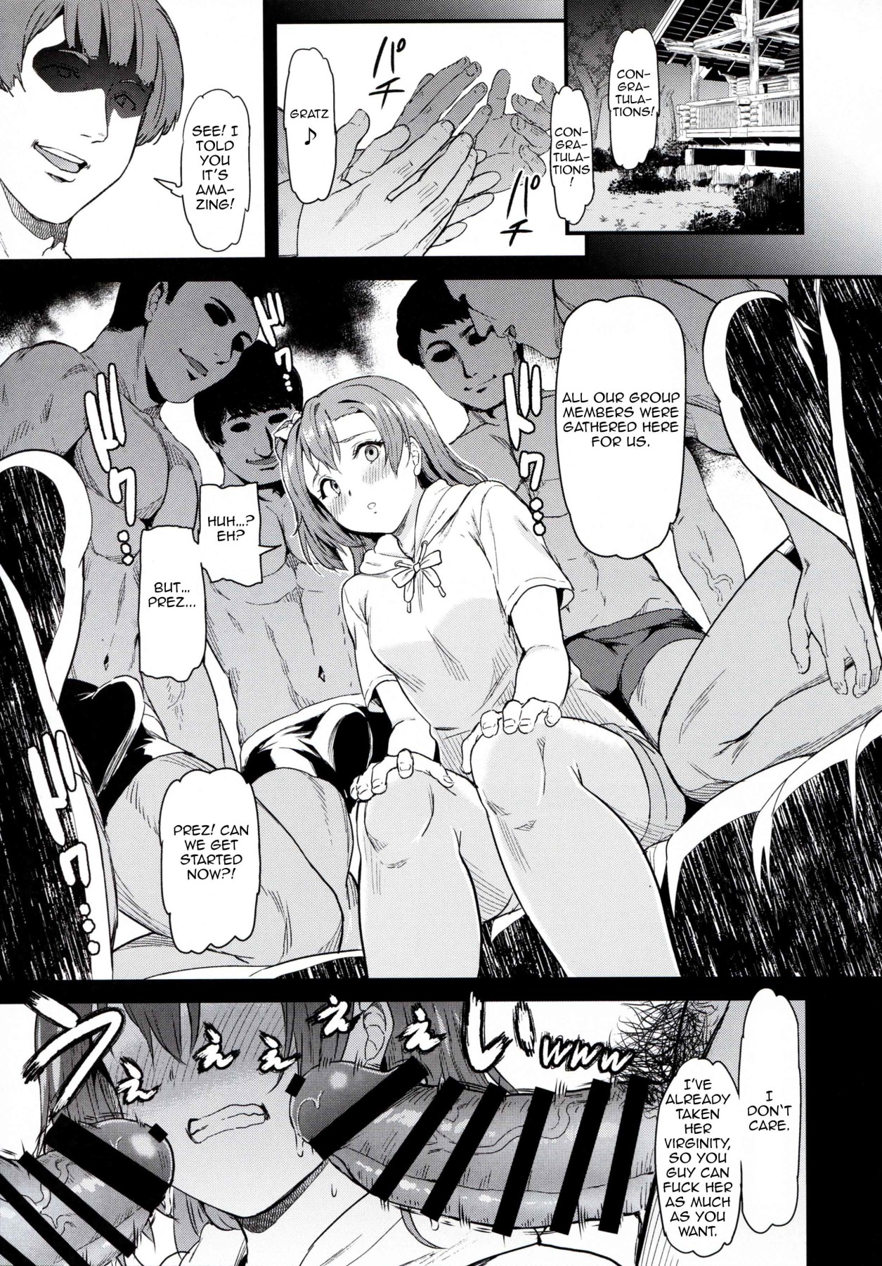hentai manga College Girl Honoka Kousaka's Hookup Club Case Files